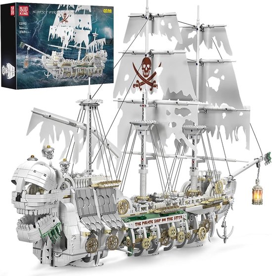 Mouldking 13193 - Piratenschip STYX - bouwset - 3769 onderdelen - statisch - bouwpakket - past op lego