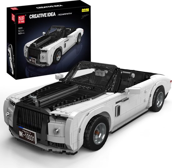 Mouldking 10031 - Rolls Royce - Wraith - bouwset - creative idea - 1603 onderdelen - bouwpakket - past op lego