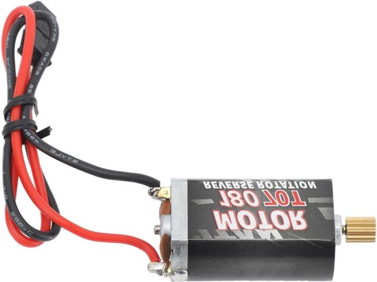 7.2V 180 Hoog Koppel Geborstelde Motor Ijzeren Koper RC Motorvervanging voor 1/18 RC Rupsauto (70T) - Geschikt voor Content .