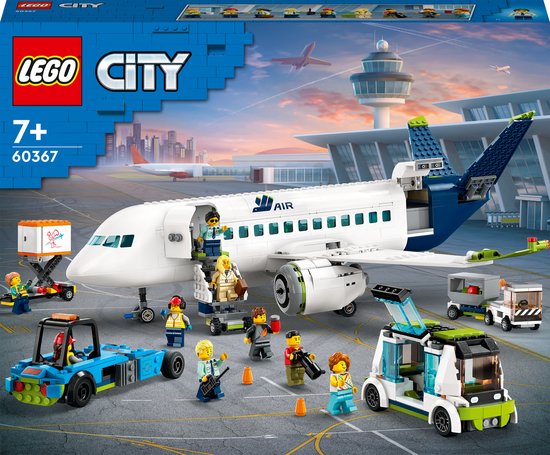 LEGO City Passagiersvliegtuig Vliegtuig Speelgoed Set - 60367