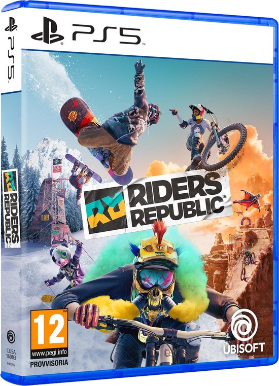 Ubisoft Riders Republic, PS5, PlayStation 5, RP (Rating Pending)