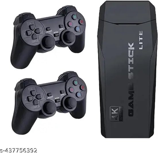 Gaming Console - 2 Draadloze Controllers - 4K - 20000+ spellen - Draagbare Console - Plug And Play