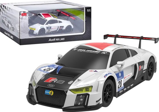 Bestuurbare auto - Audi R8 LMS - 35x10x9 cm - duurzaam materiaal