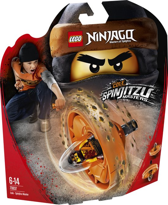 LEGO NINJAGO Spinjitzumeester Cole - 70637