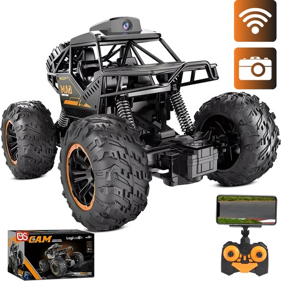 Logivision R59 Bestuurbare Auto met 4K Camera - RC Auto - Afstandsbestuurbare Auto - Voor Volwassenen/Kinderen - Monstertruck - Inclusief GRATIS Batterij