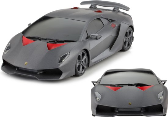 Bestuurbare auto - Lamborghini Sesto - grijs - 25x10x8 cm