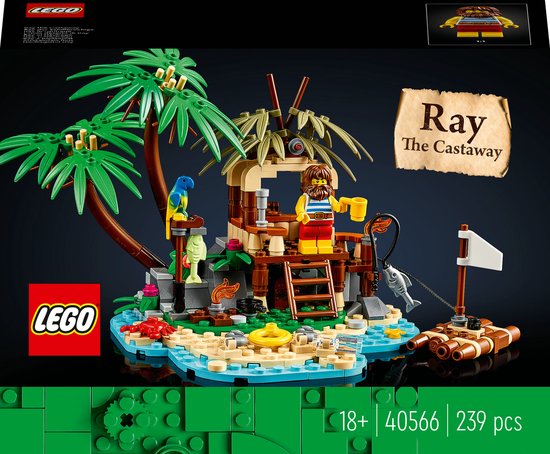 LEGO Ideas Ray de Schipbreukeling - 40566