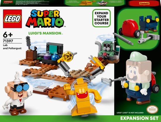 LEGO Super Mario Uitbreidingsset Luigi's Mansion-lab en Spookzuiger - 71397