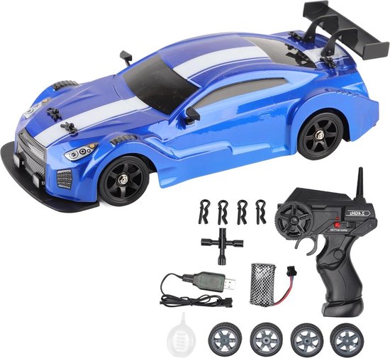 VD WEIDE ENTERPRISE - RC drift auto 1:16 - Speelgoed vierwielvoertuig met LED-licht - Cadeau voor kinderen, jongens, meisjes, tieners, volwassenen .