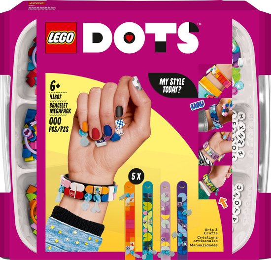 LEGO DOTS Armbanden megaset, Creatief DIY Speelgoed - 41807