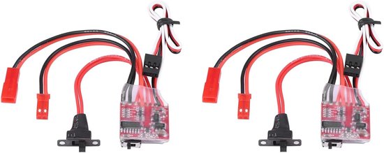 30A Geborstelde Elektrische Snelheidsregelaar ESC voor 1/10 Schaal RC Crawler Auto - Lier Switch Controller .