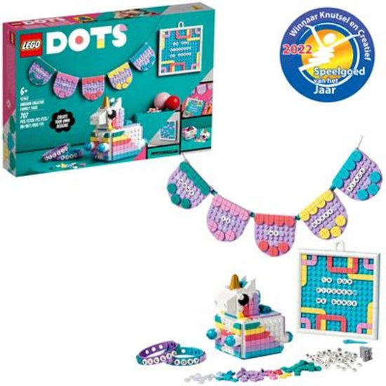 LEGO DOTS Eenhoorn creatieve gezinsset - 41962