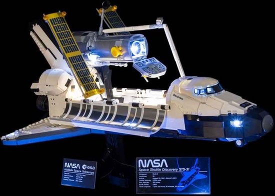 Light My Bricks - Verlichtingsset geschikt voor LEGO NASA Space Shuttle Discovery 10283