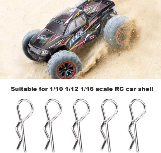 RC Body Clip Pin R Type Body Clip Pin Voor Afstandsbediening Auto's 1/10 1/12 1/16 Schaal - Auto Accessoires .