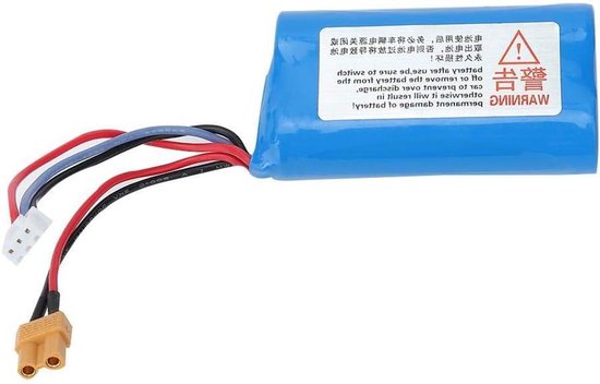 RC-autoaccu 74 V 2000 mAh lithium batterij pack- accessoires voor RC-auto boot vrachtwagen heli vliegtuig - HUINA 1580 graafmachine engineering voertuig .