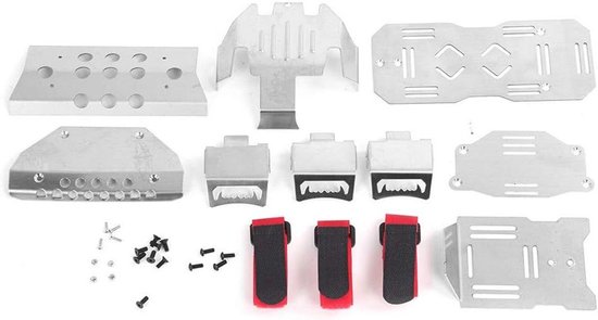 Rc-Chassis Bescherming Roestvrij Staal Chassis-Beschermplaat Voor Traxxas G63 6X6 1/10 Rc-Automodel - Roestvrij Staal Chassisbescherming .