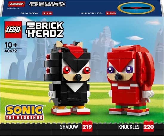 LEGO Brickheadz 40672 - Sonic the Hedgehog™: Knuckles en Shadow