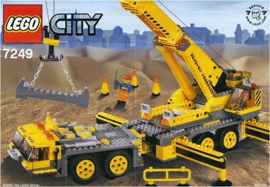 Lego City XXL mobiele kraan - 7249