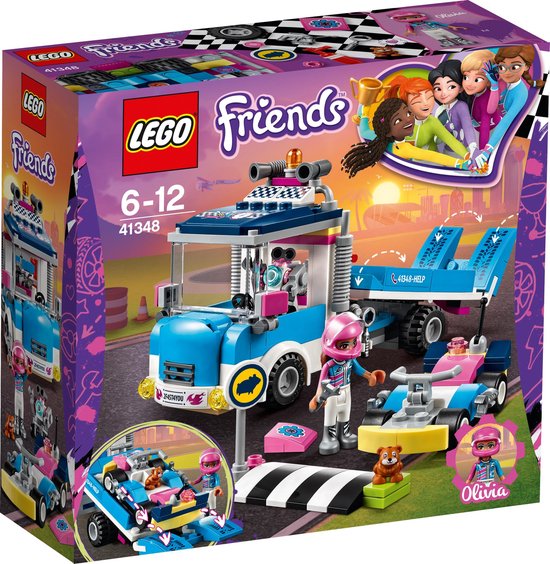 LEGO Friends Kart Onderhouds- en Reparatietruck - 41348