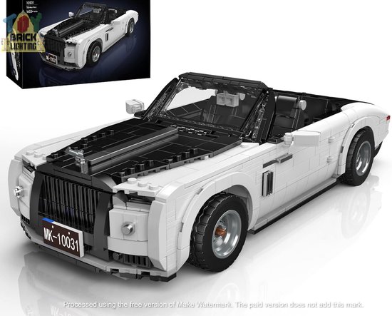 Rolls Royce Wraith Auto Bouwpakket | Lego® Technic Compatible | 1600+ Bouwstenen | Truck | Race | Speelgoed | Toy Brick Lighting®