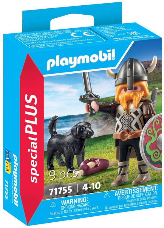 Playmobil 71755 viking met waakhond.