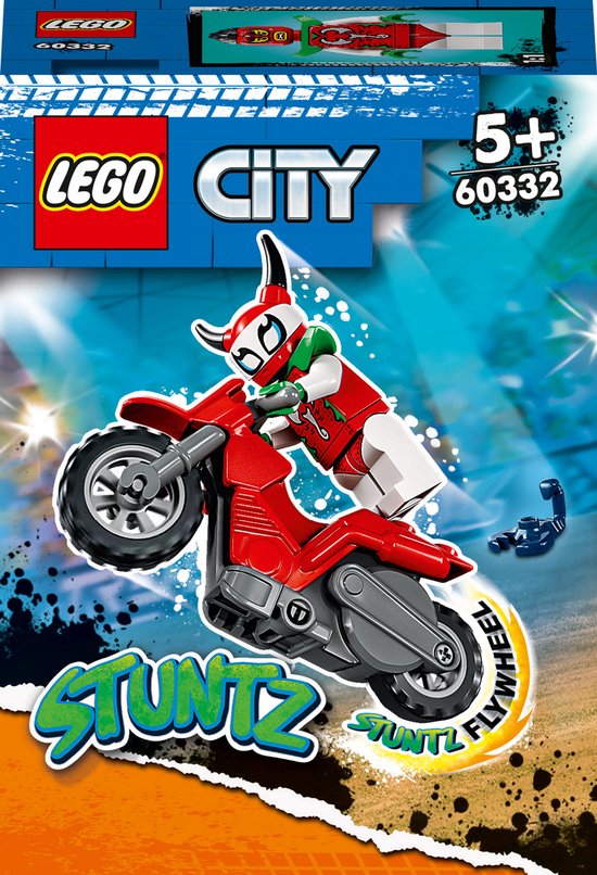 LEGO City Stuntz Roekeloze Scorpion stuntmotor - 60332