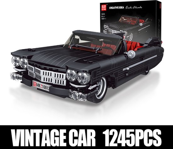 Mould King 10012 - Cadillac Eldorado - Compatibel met Lego - 1245 onderdelen - Bouwset