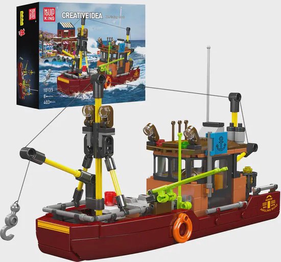 Mouldking 10135 - Visser's boot - 403 onderdelen - bouwset - lego compatibel