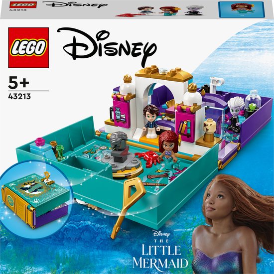 LEGO Disney Princess De Kleine Zeemeermin Verhalenboek Speelgoed - 43213