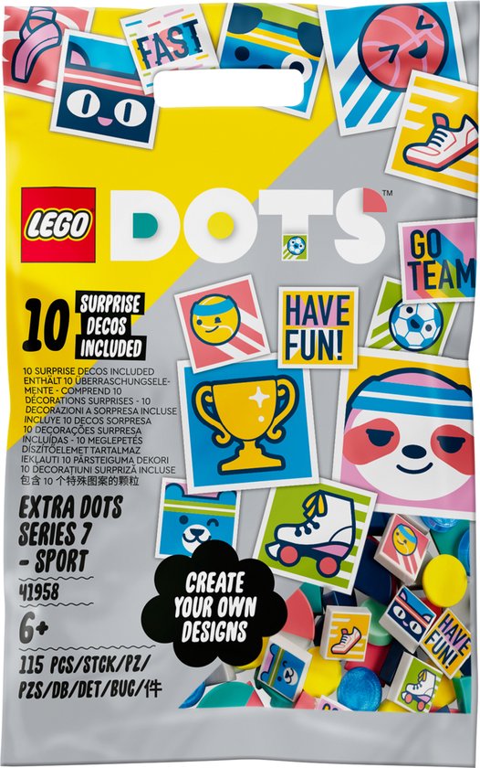 LEGO DOTS Extra DOTS serie 7 - SPORT - 41958