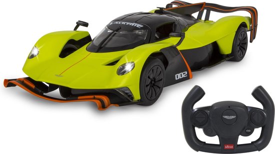 1:14 Jamara 402168 RC Sport Auto Aston Martin Valkyrie AMR Pro - Licht Groen - 2,4GHz RC Model Kant en Klaar