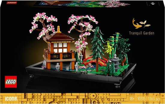 LEGO Icons Rustgevende tuin Botanisch Mindfulness Bouwpakket voor Volwassenen - 10315