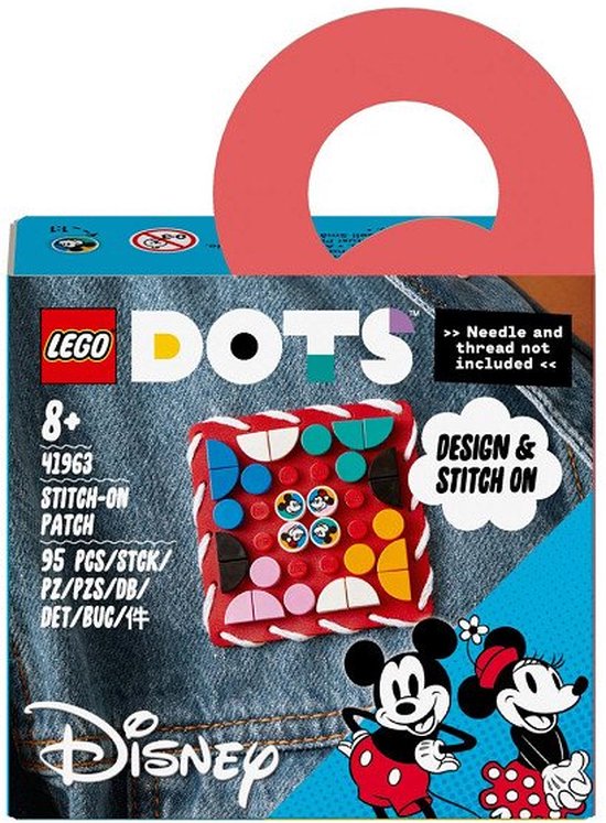 LEGO DOTS Mickey Mouse & Minnie Mouse: Stitch-on patch - 41963