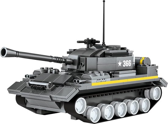 Luke - Tank - Speelgoed - 360 Bouwstenen - Geschikt voor LEGO - Leger - Army - Militair