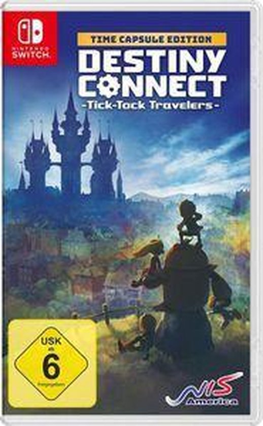 NIS America Destiny Connect: Tick-Tock Travelers - Time Capsule Edition video-game Nintendo Switch,Duits hoesje