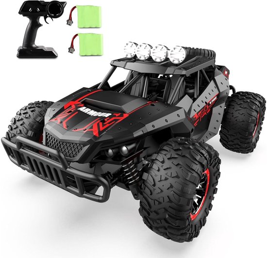 ApexArte® RC Auto Volwassenen - Bestuurbare Auto voor Buiten - Offroad - Rood en Zwart