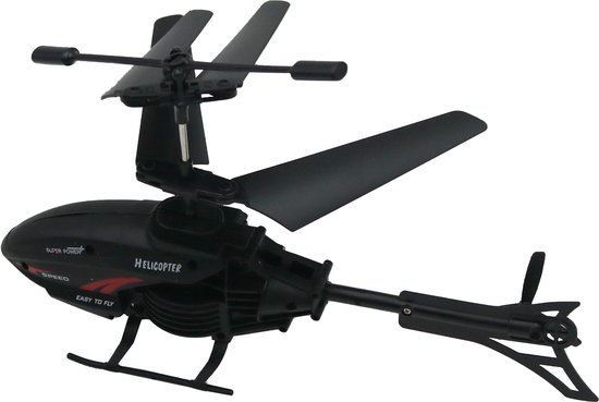 FUNFY Nieuwe Modieuze Creatieve Afstandsbediening Speelgoed Helikopter | Zwart | Grootte: 4 Inch | ABS Plastic | Draagbaar, Lichtgewicht, Kindvriendelijk Ontwerp, Perfect voor Verjaardagsfeestje Geschenken | Voor Kinderen