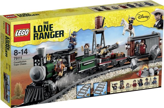 LEGO Lone Ranger Constitutie Treinachtervolging - 79111