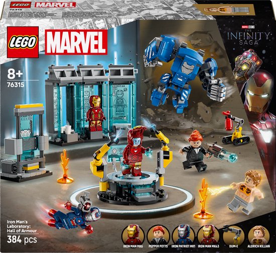 LEGO Marvel Iron Mans Laboratorium: Harnasruimte Set - 76315