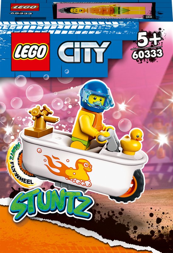 LEGO City Stuntz Badkuip stuntmotor - 60333