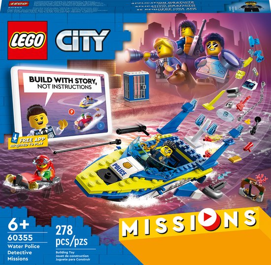 LEGO City Missies Waterpolitie recherchemissies - 60355