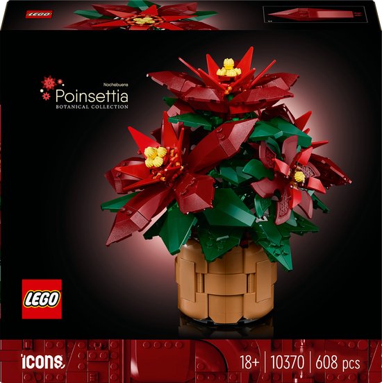 LEGO Icons Kerstster Poinsettia - 10370