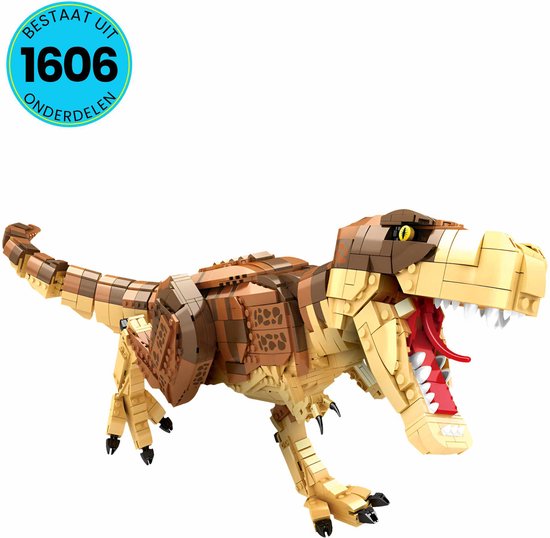 Dino Speelgoed Set Geschikt Voor LEGO - Vanaf 6 Jaar - 1606 Bouwstenen - Tyrannosaurus Rex - Bouwset - T-Rex - STEM Speelgoed - Bouwsets - Bouwspeelgoed - Inclusief Handleiding