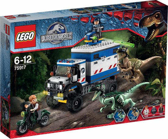 LEGO Jurassic World Raptorrooftocht - 75917