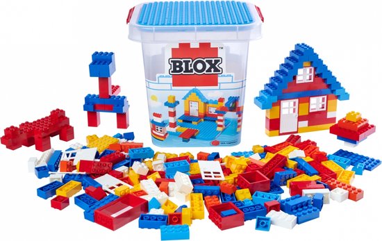 BLOX bouwstenen - 250 delig | City | classic bouwstenen | combineer met Legobouwstenen | wegen | stad | Geschikt voor LEGO bouwplaat | Geschikt voor Lego