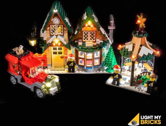 Light My Bricks - Verlichtingsset geschikt voor LEGO Winter Village Post Office 10222