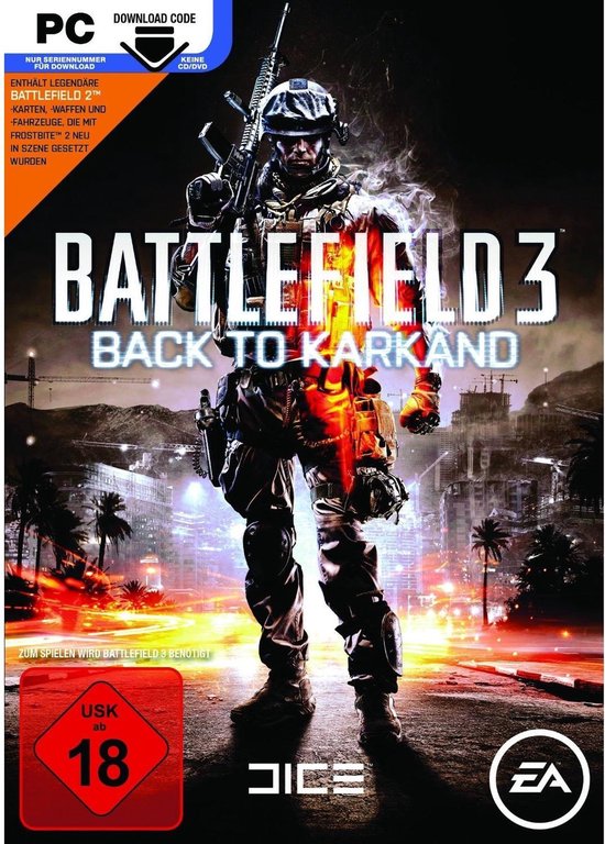 Electronic Arts Battlefield 3: Back to Karkand, PC, PC, Multiplayer modus, Alleen voor volwassenen