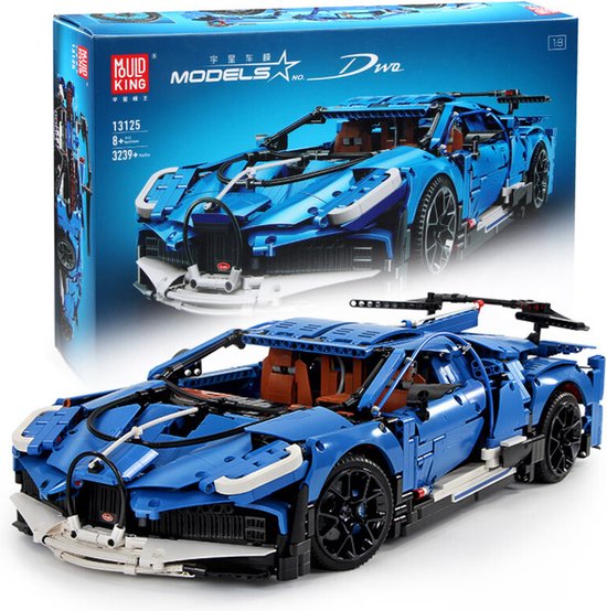 Mould King 13125 - Bugatti Divo - 3858 onderdelen - Lego compatibel - Bouwset