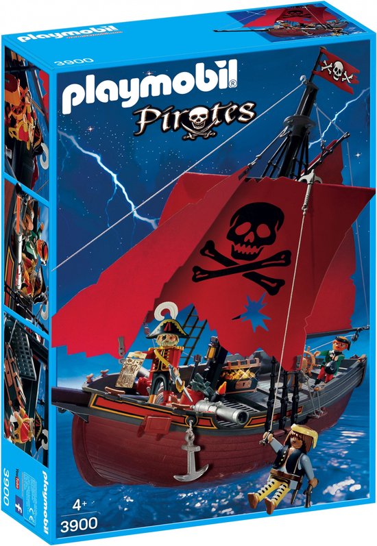 Playmobil Rode piratenschip - 3900