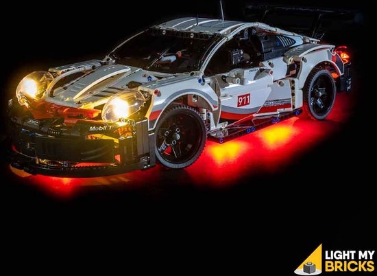 Light My Bricks - Verlichtingsset geschikt voor LEGO Porsche 911 RSR 42096